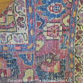 Collectible: Antique: Textile: Oriental Rug: Large 50x82" (TMG 707)