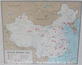 Political maps of China, circa 1960