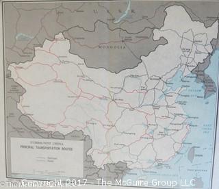 Political maps of China, circa 1960