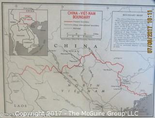 Political maps of China, circa 1960