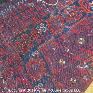 Collectible: Antique: Textile: Oriental Rug: Large 63x104 (TMG 705)