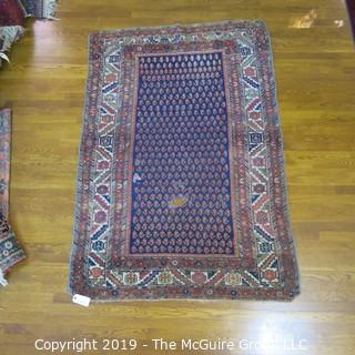 Collectible: Antique: Textile: Oriental Rug: Large 52x77"