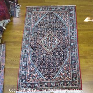 Collectible: Antique: Textile: Oriental Rug: Large 52x82" (TMG 715)