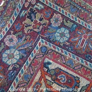 Collectible: Antique: Textile: Oriental Rug: Large 52x82" (TMG 715)