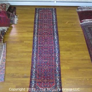 Collectible: Antique: Textile: Oriental Rug: 30x116" Runner