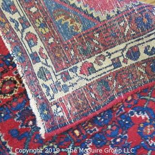 Collectible: Antique: Textile: Oriental Rug: 30x116" Runner