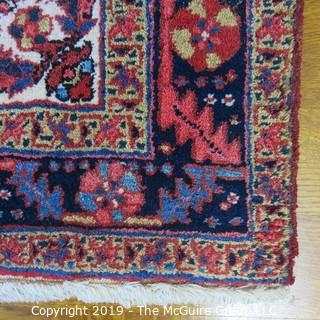 Collectible: Antique: Textile: Oriental Rug: 32x60"