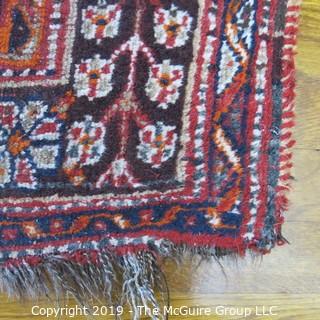 Collectible: Antique: Textile: Oriental Rug: Large 65x100"