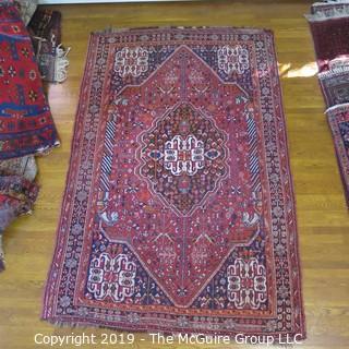 Collectible: Antique: Textile: Oriental Rug: Large 65x100"