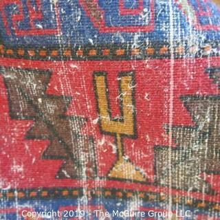 Collectible: Antique: Textile: Oriental Rug: Large 54x97" (TMG 796)