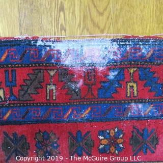 Collectible: Antique: Textile: Oriental Rug: Large 54x97" (TMG 796)