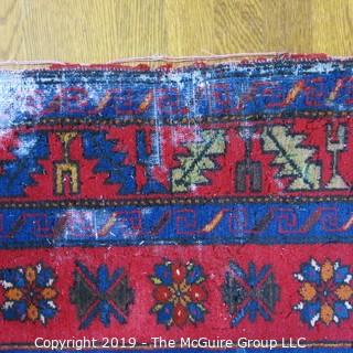 Collectible: Antique: Textile: Oriental Rug: Large 54x97" (TMG 796)