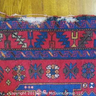 Collectible: Antique: Textile: Oriental Rug: Large 54x97" (TMG 796)