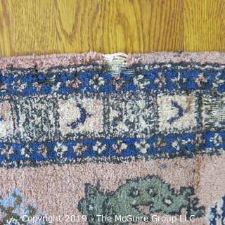 Collectible: Antique: Textile: Oriental Rug: 43x65" Prayer rug?