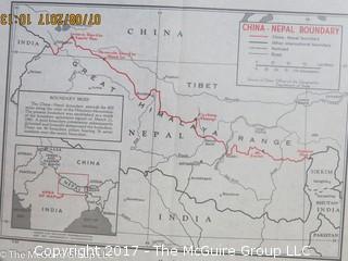 Political Maps of China, circa 1960