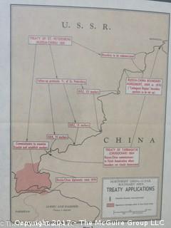 Political Maps of China, circa 1960