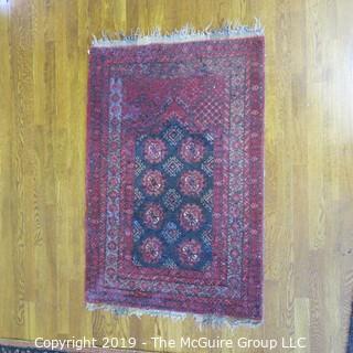 Collectible: Antique: Textile: Oriental Rug: 30x48" Prayer rug?