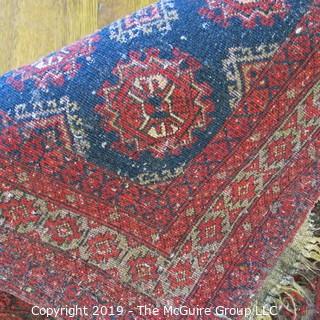 Collectible: Antique: Textile: Oriental Rug: 30x48" Prayer rug?