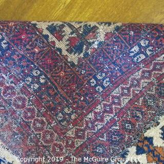 Collectible: Antique: Textile: Oriental Rug: 31x58" Prayer rug?