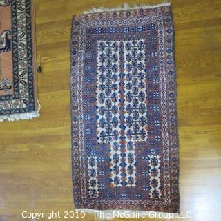 Collectible: Antique: Textile: Oriental Rug: 31x58" Prayer rug?