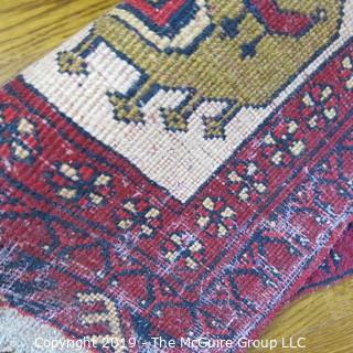 Collectible: Antique: Textile: Oriental Rug: 31x32"