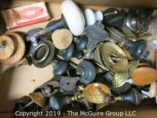 Collection of M-C Door knobs and hardware