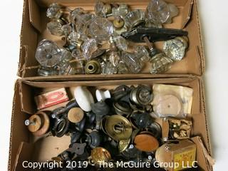 Collection of M-C Door knobs and hardware