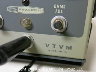 Electronics: Diagnostic Tool: heathkit: Vacuum Tube Voltmeter: Model 1M-13 Series 748 1001