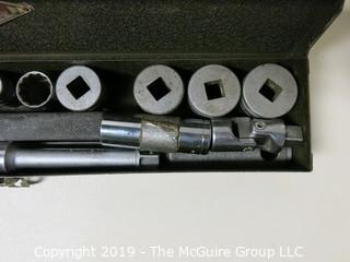 Hand Tools: Socket Set: S-K Socket Set and Metal Box