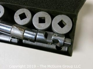 Hand Tools: Socket Set: S-K Socket Set and Metal Box