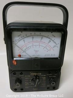 Electronics: Diagnostic Tool:Simpson Model 260 OHMS