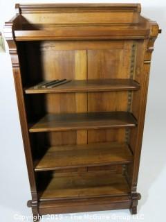 Furniture: Vintage: Antique: Book Shelf; 32 1/2W x 12 1/2D x 54"T; Very Nice LOOK
