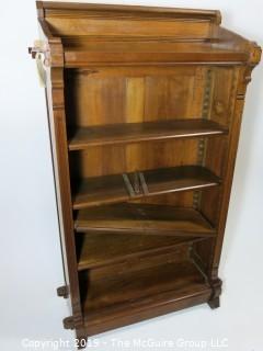 Furniture: Vintage: Antique: Book Shelf; 32 1/2W x 12 1/2D x 54"T; Very Nice LOOK
