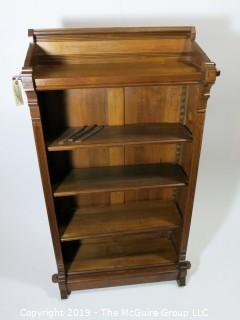 Furniture: Vintage: Antique: Book Shelf; 32 1/2W x 12 1/2D x 54"T; Very Nice LOOK
