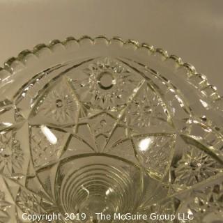 Glass: EAPG: Base for Punch Bowl