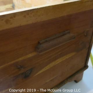 Furniture: Vintage: Antique: Cedar Chest' (see photos for dimenstions) Brass Hinges