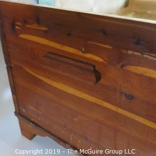 Furniture: Vintage: Antique: Cedar Chest' (see photos for dimenstions) Brass Hinges