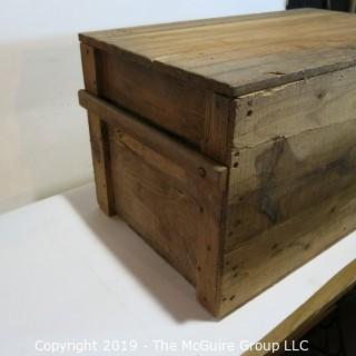 Furniture: Vintage: Antique: Home-made Camping Box from the '50's