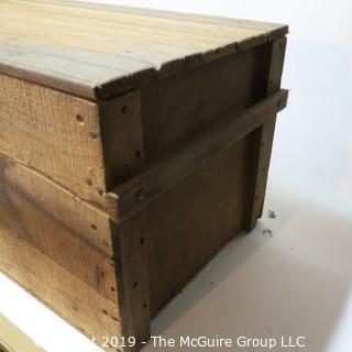 Furniture: Vintage: Antique: Home-made Camping Box from the '50's