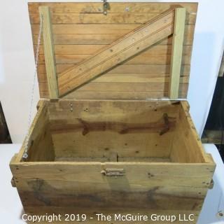 Furniture: Vintage: Antique: Home-made Camping Box from the '50's