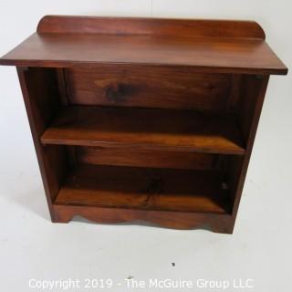 Furniture: Vintage: Antique: Pine Book Shelf; 31W x 12D x 26 1/2"T