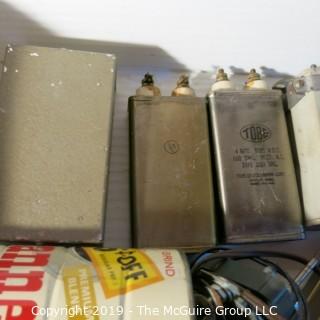 Vintage: Electronics: Parts: Capacitors - etc  WYSIWYG