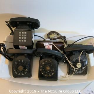 Collectible: (5) Telephones 