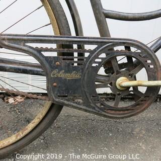 Collectible: Antique: Bicycle: circa 1940; Columbia w/ 1943-44 Smith College Plate; Northampton, MA. License