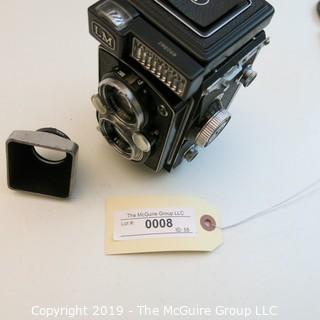 Collectible: Photography: VTG: Yashica YashicaMat 120 film camera w/ attachments 