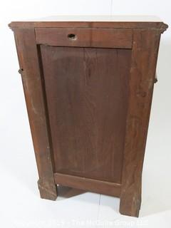 Furniture: Vintage: Antique: Maple Cabinet; 19W x 13 1/2D x 31 3/4"T 