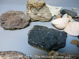 Collection of Minerals and Rocks 