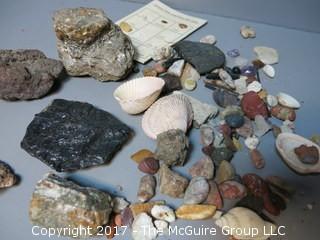 Collection of Minerals and Rocks 