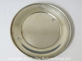 Collectible: Silver: Set of 7 sterling saucers; 602g