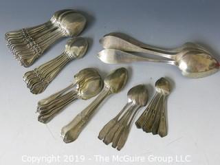 Collectible: Silver: Collection of sterling flatware - all same pattern; 864g